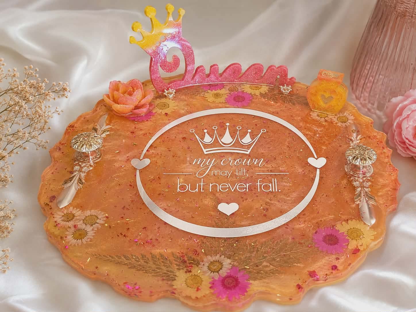 Lg Crown Makeup Tray